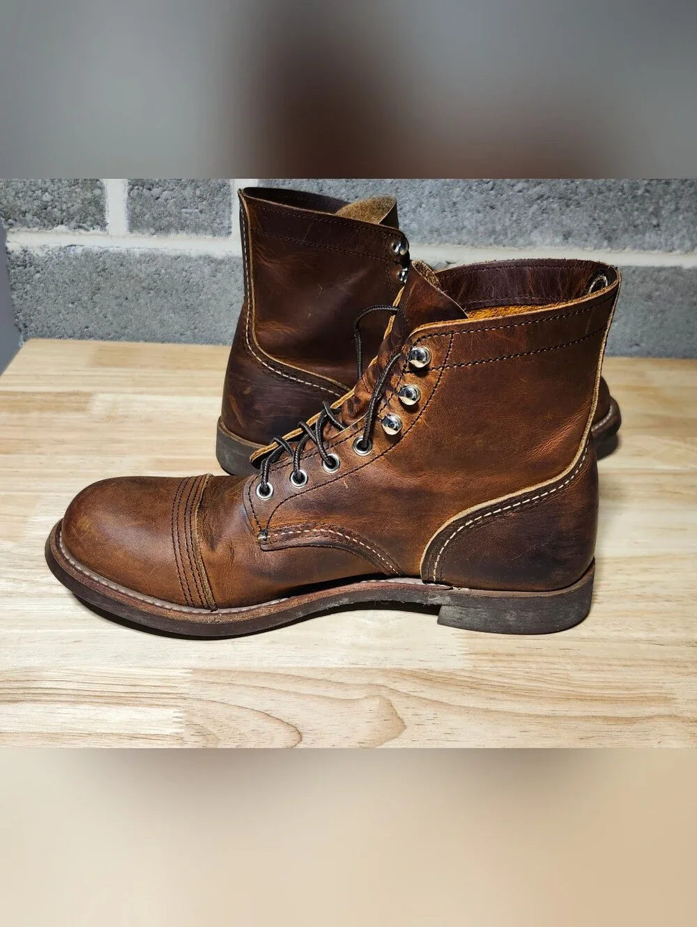 Red Wing Iron Ranger 8050 Copper Rough And Tough. Mens 7.5D